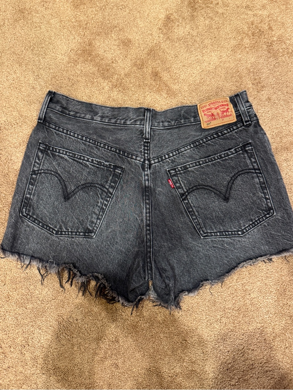 Levi’s 501 Original High Rise Women’s Shorts - Black - Size: 30